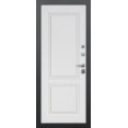 Входная стальная дверь 11 см ISOTERMA Серебро велюр белый софит